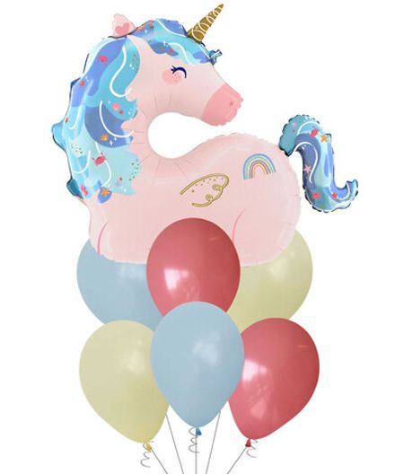 Фонтан из шаров "Морской Единорог"