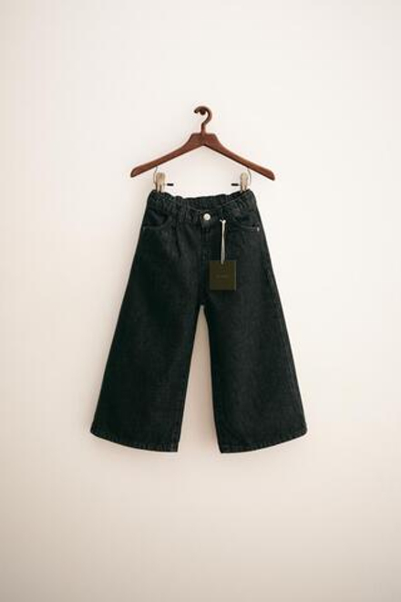ZARA TIMELESS — ДЖИНСЫ WIDE LEG, ЧЕРНЫЙ