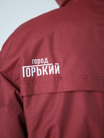 Парка с жилетом Город Горький хибины бордо красная