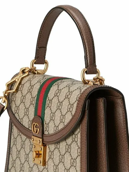 Маленькая сумка Gucci Ophidia с отделкой Web