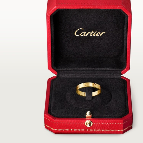 Кольцо Cartier LOVE ring small model в желтом золоте