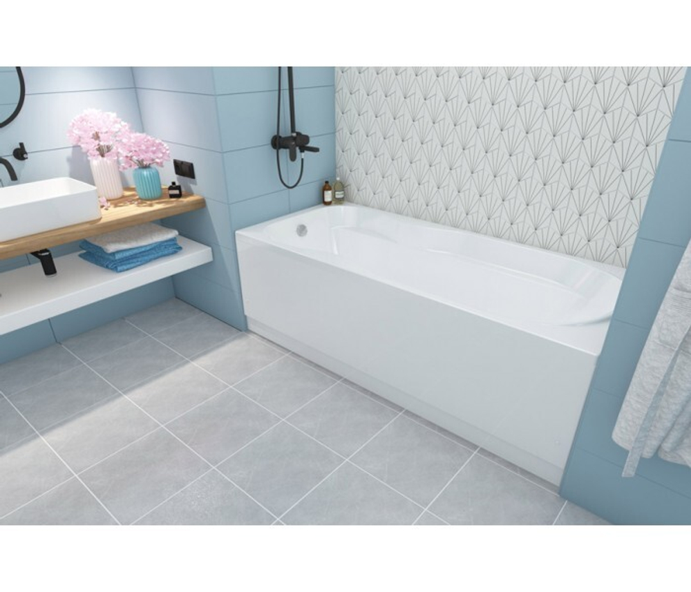 Ванна акриловая "Comfort Maxi" 180*80*54,5см (глубина 43см) без экрана и ножек