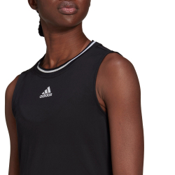Женский топ теннисный Adidas Match Tank Top W - black/white