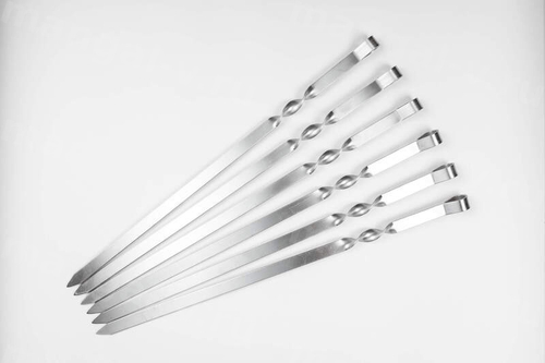 Д/люля.Шампура из нержавеющей стали 400*20*3. 10шт/упак