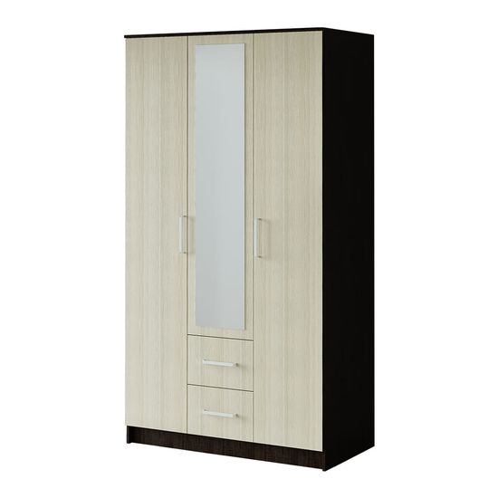 Шкаф ФИЕСТА 3-х створчатый венге/лоредо (1200*2216*610) /3/