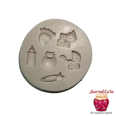 Молд силиконовый "Набор для малыша", 8*1,1 см
