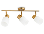 TR3972/3 BS/FR латунь/белый матовый  E27*3 max 40W 460*80*140