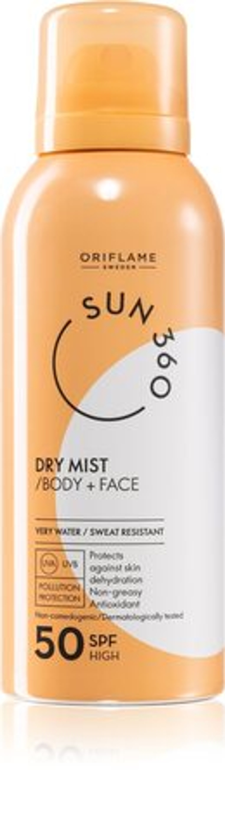 Oriflame Sun 360 - спрей солнцезащитный спрей SPF 50 /   150  ml  / GTIN 2800018055454