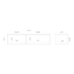 Тумба подвесная ML061