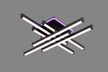 L061/3+3 BK+RGB (1) Люстра MN