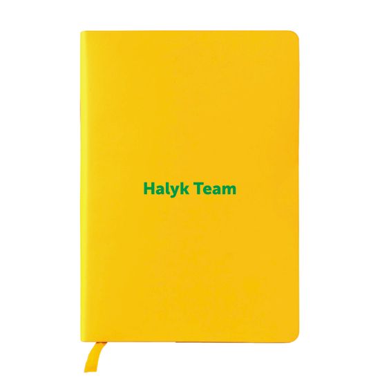 Блокнот Halyk Team NIKA soft touch