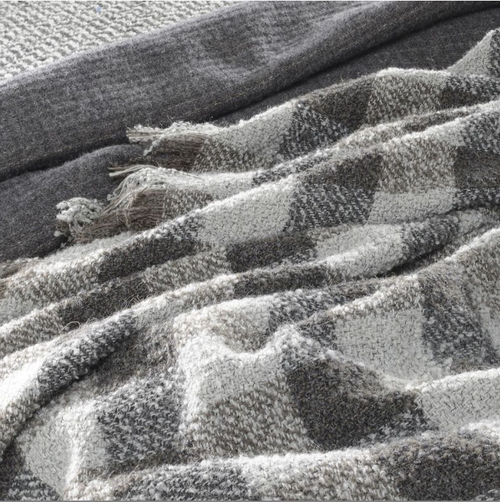 Плед Lee IVANOREDAELLI шерсть 42%/акрил34%/полиамид24% сol.03 1600х1800