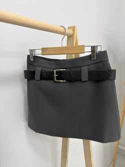 Юбка-шорты женские арт. 1017 цвет "графит"