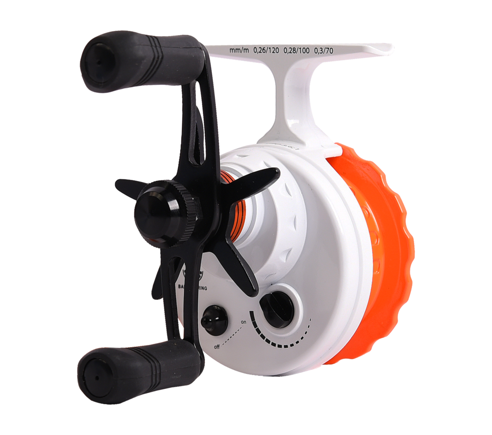 Катушка инерционная (зимняя) Black Side ICE ZEAL OR/WH (4+1 подш.)