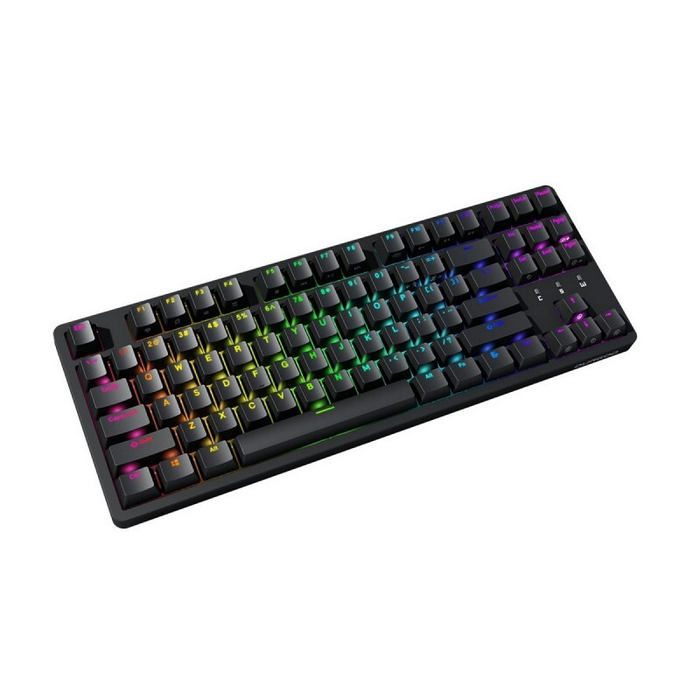 Механическая клавиатура Durgod Cavalry 87 - BLACK, TKL, PBT Double-shot keycaps, Hot-swap, RGB, Kailh turbo-Red switch (C87-B-KL-R)