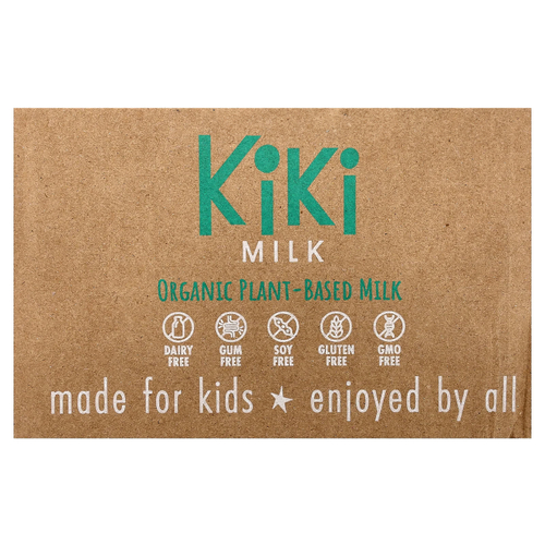 Kiki Milk, органическое растительное молоко, со вкусом шоколада, 12 пакетиков по 237 мл (8 жидк. унций)