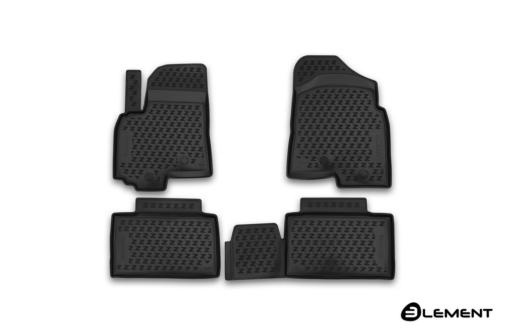 Коврики в салон для ZOTYE T600, 2016-, turbo Luxury, 4 шт. (полиуретан) ELEMENT10102210K