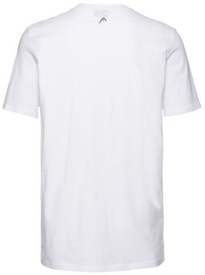 Футболка для мальчика теннисная Head Club Ivan T-Shirt JR - white/dark blue