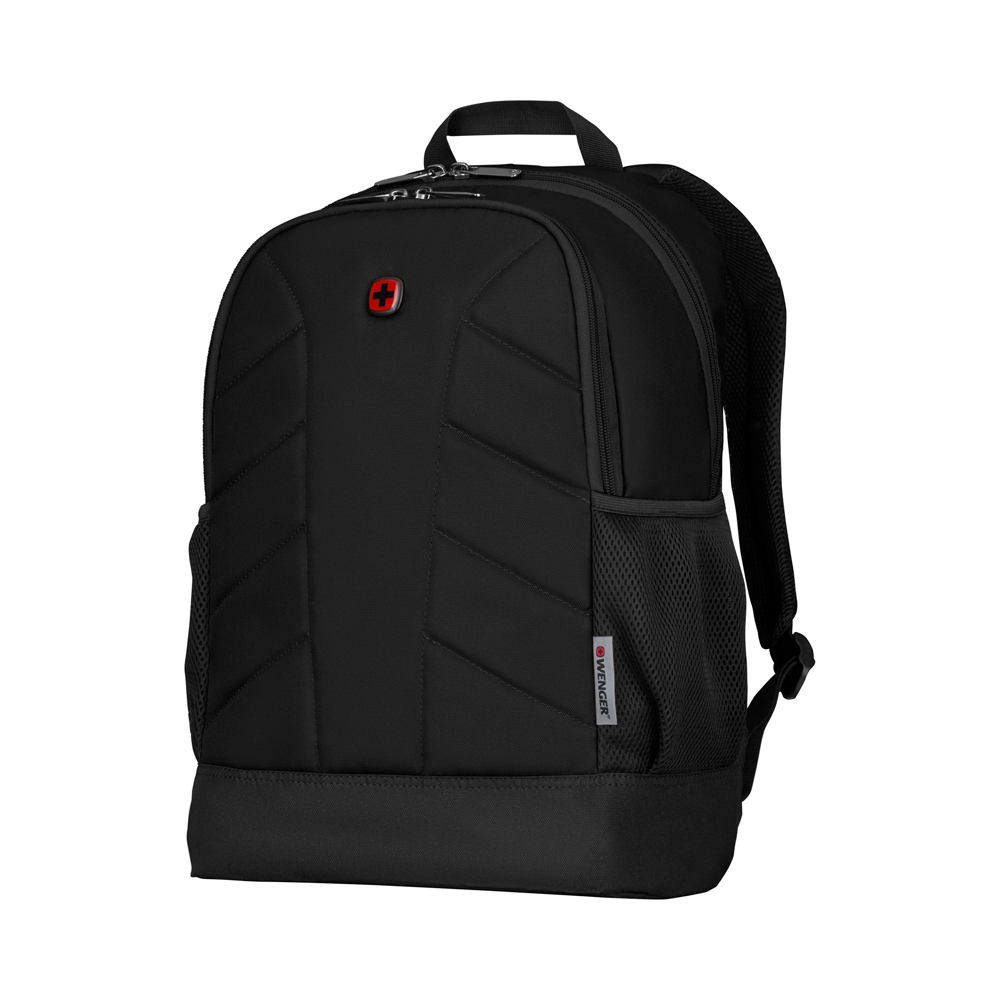 Фото рюкзак WENGER Quadma с мягким отделением для ноутбука 16” черный полиэстер 600D с гарантией