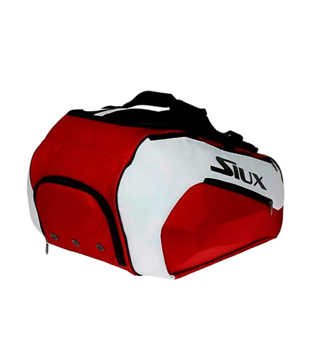 Сумка для падел Siux Diablo Sanyo White-Maroon, большая вместимость