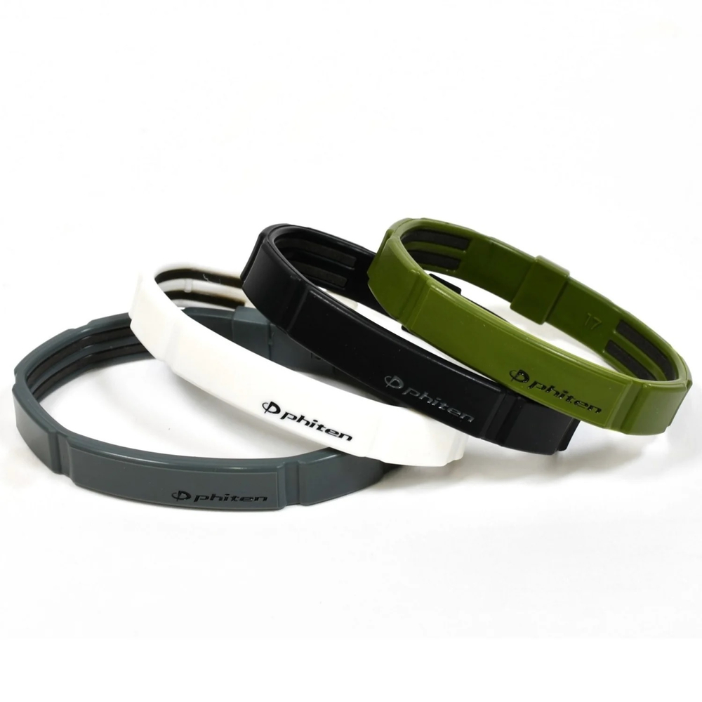 Браслет PHITEN METAX MODULUS BRACELET оливковый