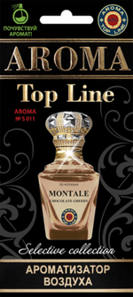 Ароматизатор для автомобиля AROMA TOP LINE №s011 Chocolate Greedy картон