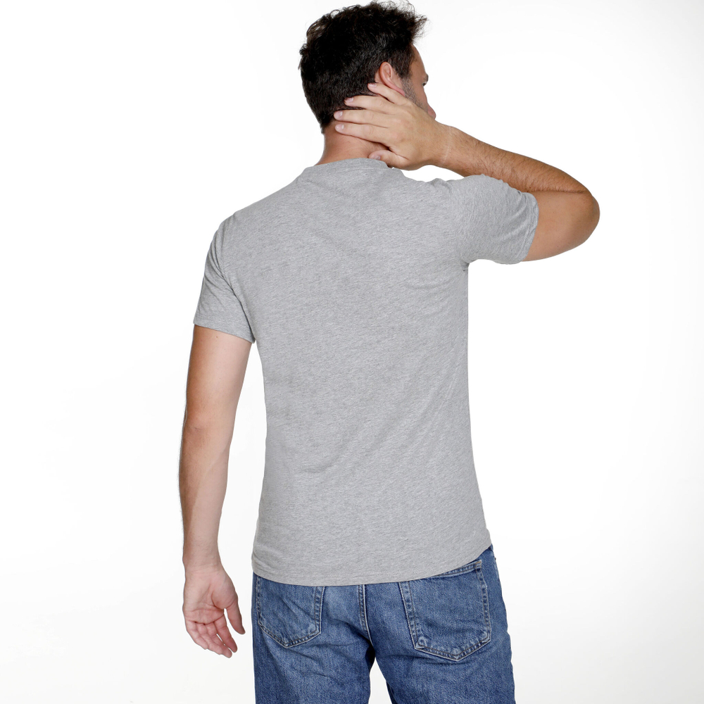 Мужское теннисное поло Tennis-Point Shut Up & Serve T-Shirt Men - Grey, Multicoloured