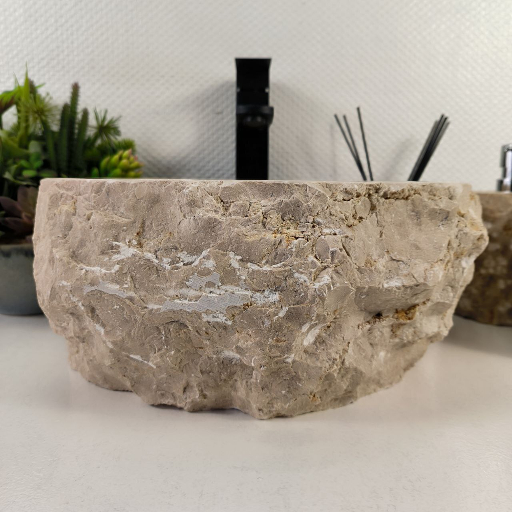 Раковина из мрамора Erozy Cream EM-65574 35*35*15 0869