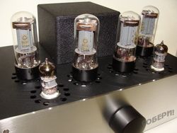 двухтактный ламповый усилитель на 6п3с  своими руками  - набор КИТ