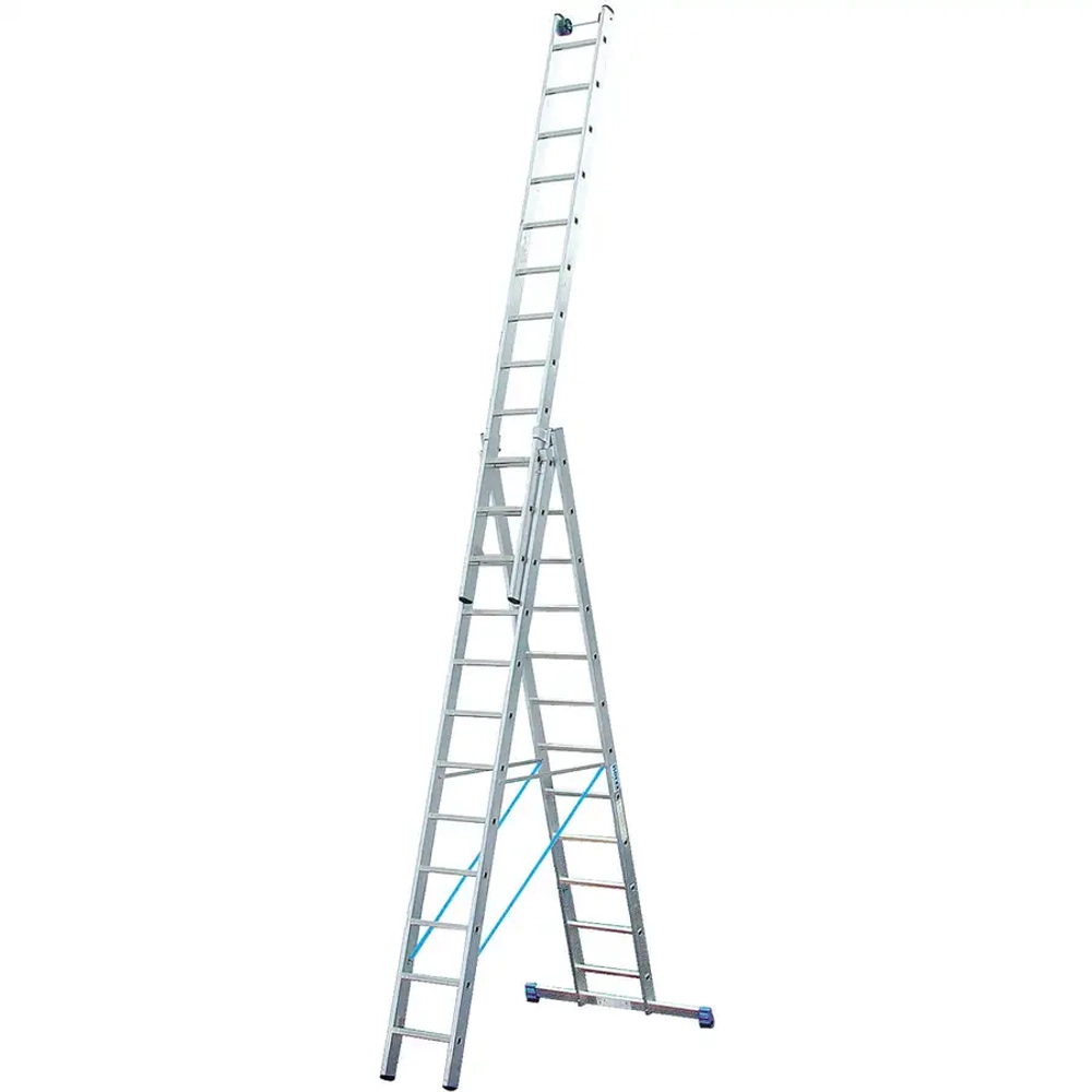 Трехсекционная универсальная лестница STABILO 3х14 Krause 133724