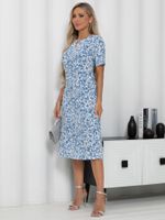 Платье Тесса (голубо-белое) П15929-45М LT Collection