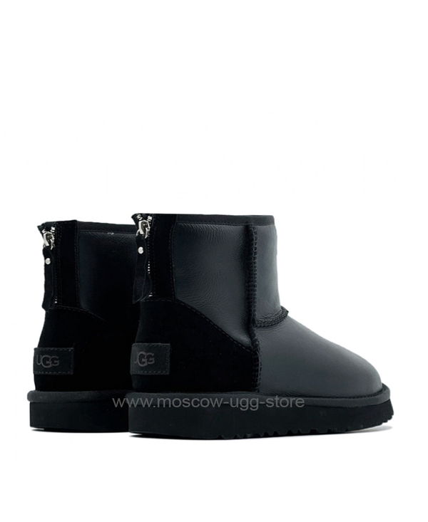 CLASSIC MINI ZIP METALLIC MEN II-black