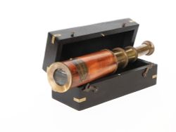 Nautical Подзорная труба в деревянном футляре