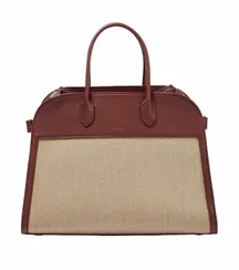 Сумка-тоут The Row Soft Margaux 15 бордовый