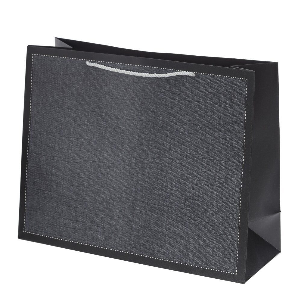 GAEM Пакет подарочный L (бумага 250г/м2, блок 12шт), L42 W15 H33 см, 4в.