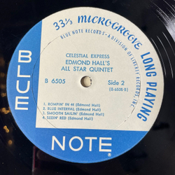 Винтажная виниловая пластинка LP Edmond Hall Celestial Express (USA 1969) (Blue Note) Джаз 30-40ых годов