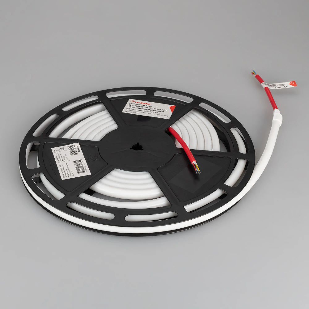 Светодиодная лента герметичная RTW-PWT-H120-13mm 24V RGB (14.4 W/m, IP67, 4040, 5m) (Arlight, Герметичный) 029873(2)