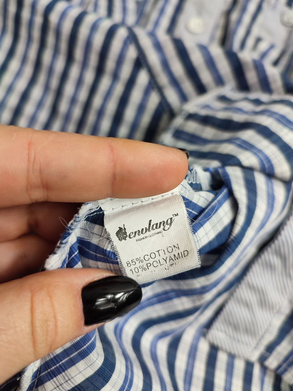 Рубашка Enulang в клетку 44 размер