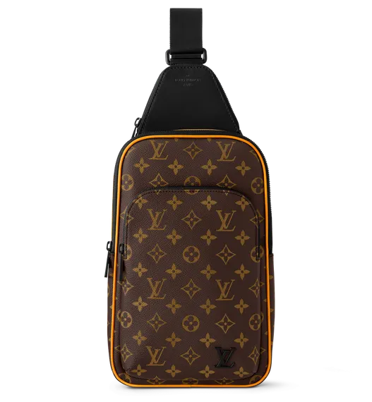 Сумка-слинг Louis Vuitton Avenue NM канва Monogram Macassar Orange