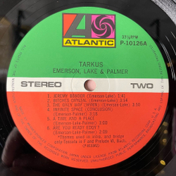 Винтажная виниловая пластинка LP Emerson, Lake and Palmer Tarkus (Japan 1976) (No Obi) Stones Of Years