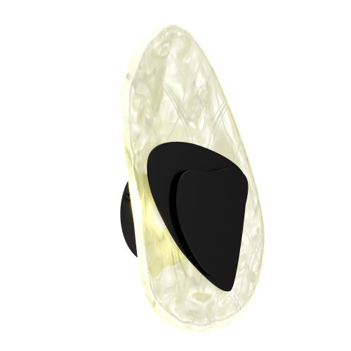 Светильник светодиодный, черный, дымчатый, MUSE, LED, 7