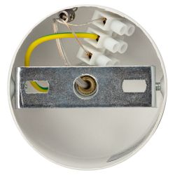 Светильник подвесной (подвес) ЭРА PL30 WH цоколь GX53 потолочный цилиндр белый