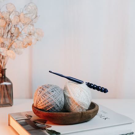 Деревянный крючок для вязания из древесины клена 5 мм. K341