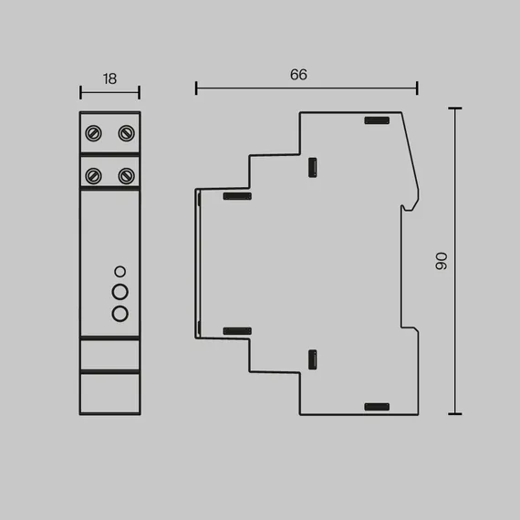 Диммер DALI DT6 TRIAC 230В DIN 400Вт Lighting control 721018