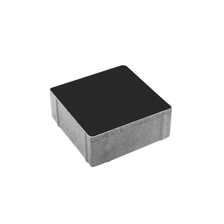 Тротуарная плитка КВАДРАТ 200х200 мм - Стандарт Черный