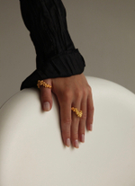 кольцо syren позолота