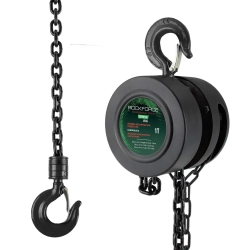 Лебедка механическая подвесная с фиксацией цепи натяжения, 1т (длина цепи - 2.5м) в кейсе RockForce##Rock FORCE RF-TRC9010S BIG