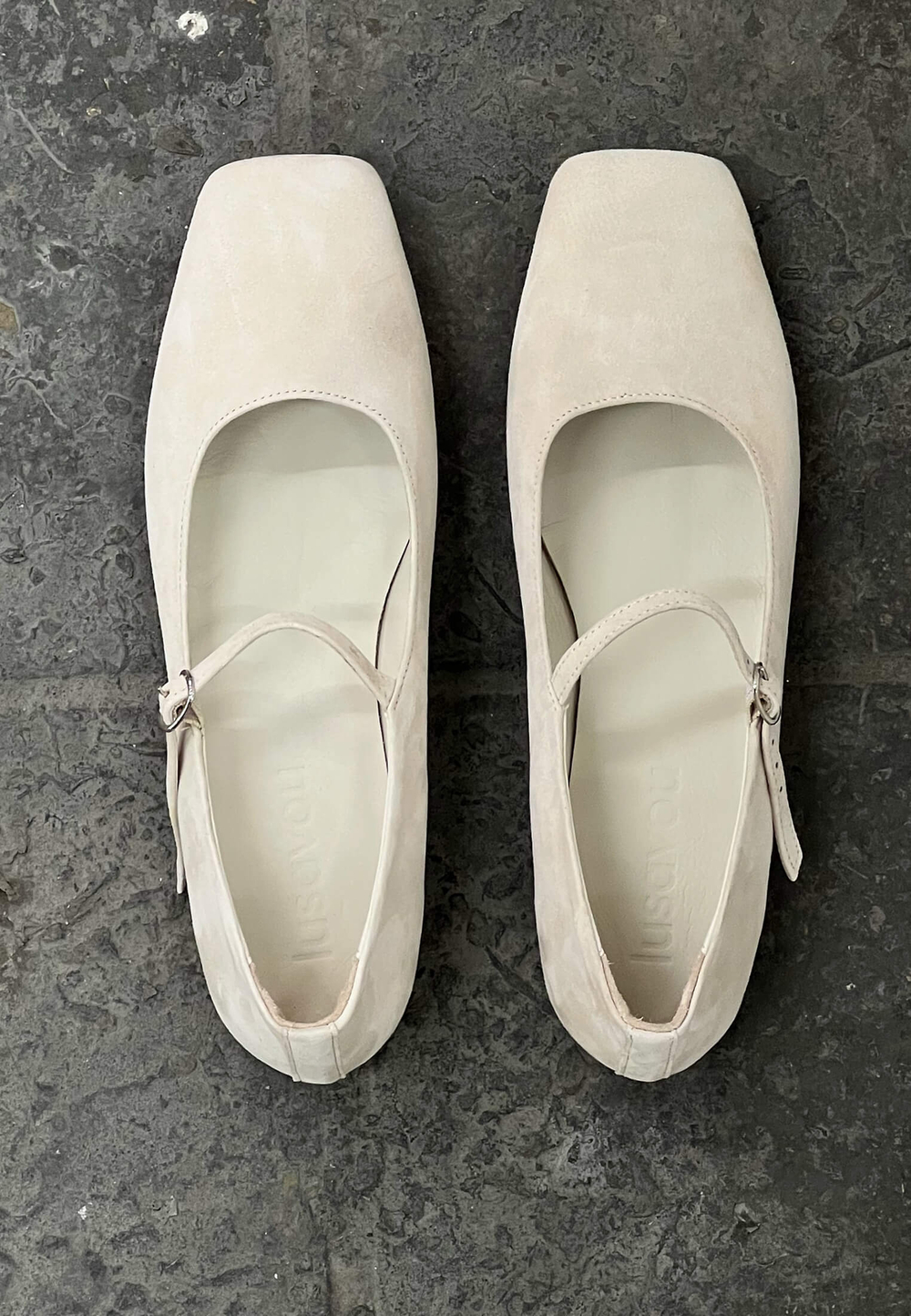 Туфли // Mary Jane // Milky // Suede