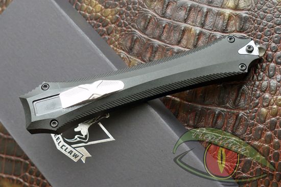 Складной нож автоматический Steelclaw Бретер-02 c клинком из стали D2, рукоять алюминий