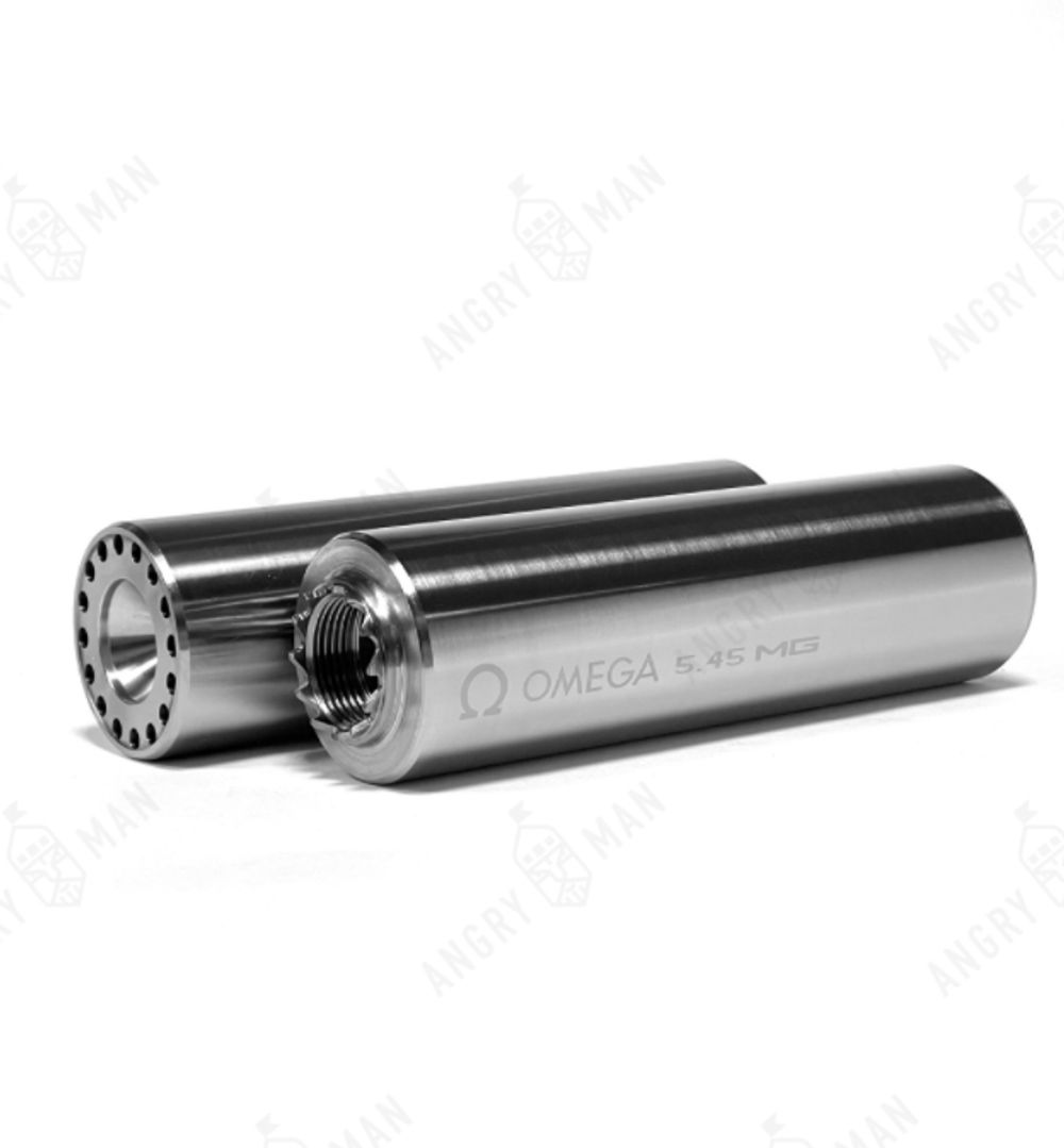 ДТКП закрытого типа "Omega" усиленный, сталь, 5,45x39/.223rem - M24x1,5 правая на АК74, Matilda MG Ultra